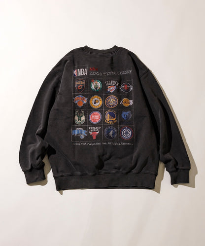 FREAK'S STORE NBA Exclusive Team Logo Sheet Back Print Sweatshirt 球隊標誌印花大學T