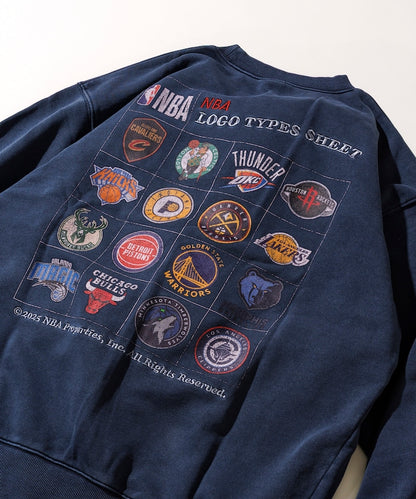 FREAK'S STORE NBA Exclusive Team Logo Sheet Back Print Sweatshirt 球隊標誌印花大學T