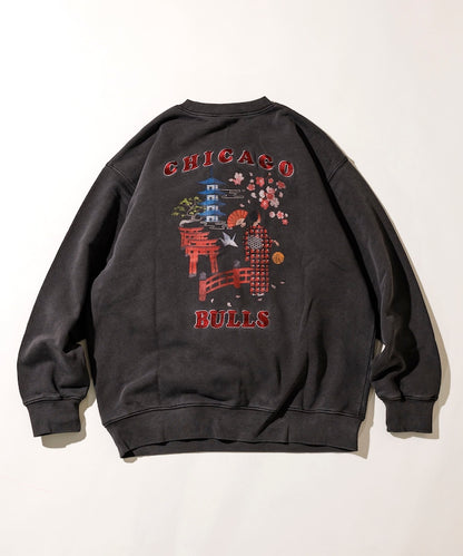 FREAK'S STORE NBA Kimono Back Print Crew Neck Sweatshirt 和服設計圖案大學T