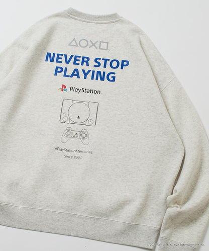 FREAK'S STORE X PlayStation Oversized Logo Back Sweatshirt 限定聯名寬版大學T