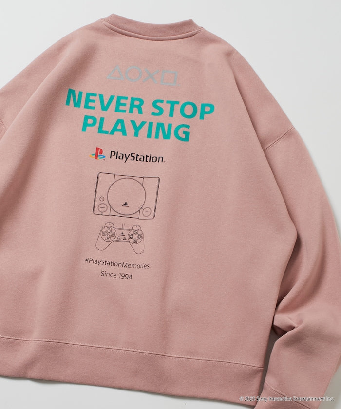 FREAK'S STORE X PlayStation Oversized Logo Back Sweatshirt 限定聯名寬版大學T