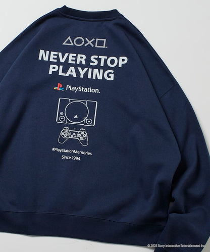 FREAK'S STORE X PlayStation Oversized Logo Back Sweatshirt 限定聯名寬版大學T
