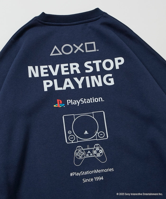 FREAK'S STORE X PlayStation Oversized Logo Back Sweatshirt 限定聯名寬版大學T