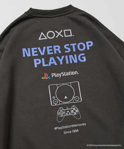 FREAK'S STORE X PlayStation Oversized Logo Back Sweatshirt 限定聯名寬版大學T