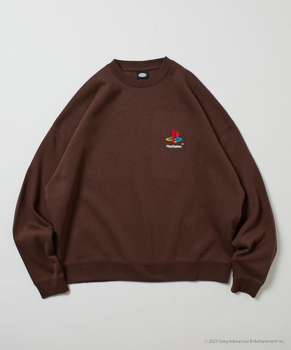 FREAK'S STORE X PlayStation Oversized Back Print Crew Neck Sweatshirt / Sarugetchu 限定聯名寬版大學T