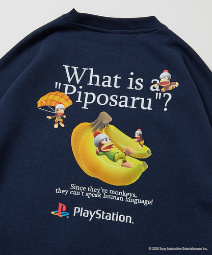 FREAK'S STORE X PlayStation Oversized Back Print Crew Neck Sweatshirt / Sarugetchu 限定聯名寬版大學T