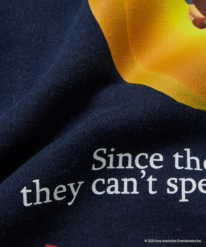 FREAK'S STORE X PlayStation Oversized Back Print Crew Neck Sweatshirt / Sarugetchu 限定聯名寬版大學T