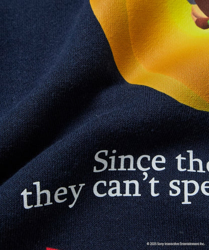 FREAK'S STORE X PlayStation Oversized Back Print Crew Neck Sweatshirt / Sarugetchu 限定聯名寬版大學T