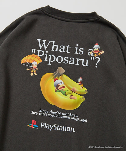 FREAK'S STORE X PlayStation Oversized Back Print Crew Neck Sweatshirt / Sarugetchu 限定聯名寬版大學T