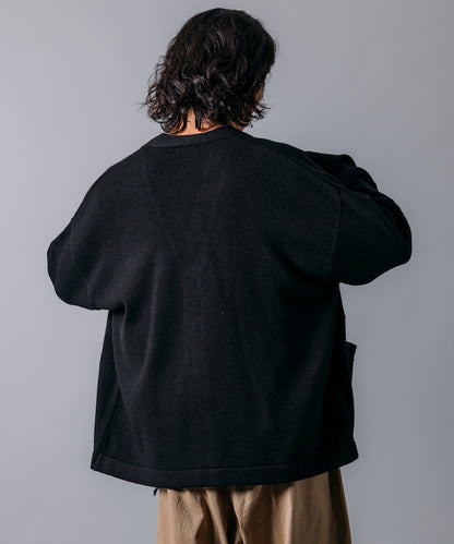 FREAK'S STORE Relaxed Fit Lettered Knit Cardigan 刺繡徽章字母針織開襟衫