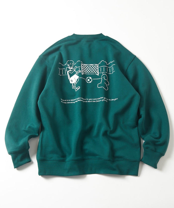 FREAK'S STORE x Tombonia Collaboration Football Back Print Sweatshirt 足球圖案大學T