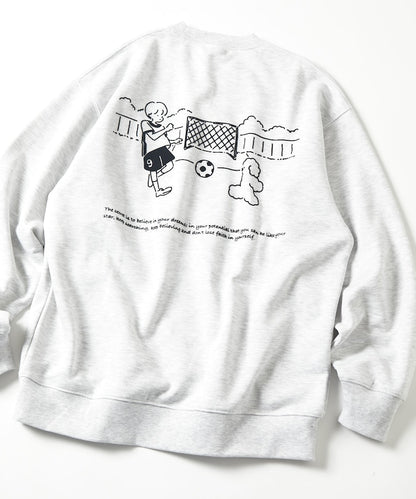 FREAK'S STORE x Tombonia Collaboration Football Back Print Sweatshirt 足球圖案大學T