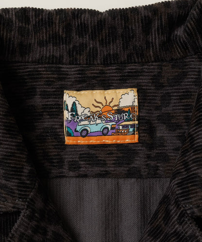 FREAK'S STORE 寬版燈心絨襯衫夾克