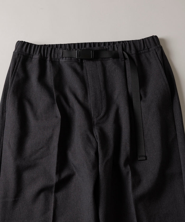 FREAK'S STORE T/R 編織腰帶休閒長褲