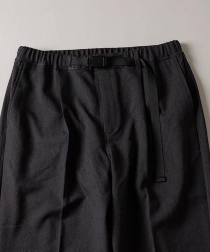 FREAK'S STORE T/R 編織腰帶休閒長褲