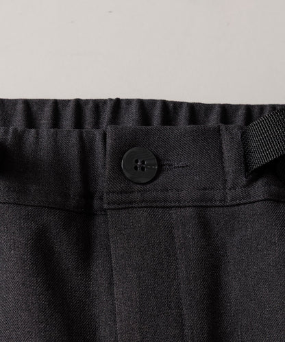 FREAK'S STORE T/R 編織腰帶休閒長褲