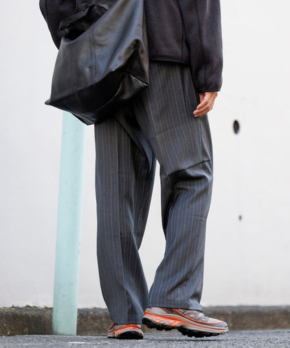 FREAK'S STORE T/R 編織腰帶休閒長褲