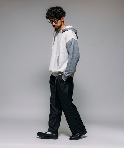 FREAK'S STORE T/R 編織腰帶休閒長褲