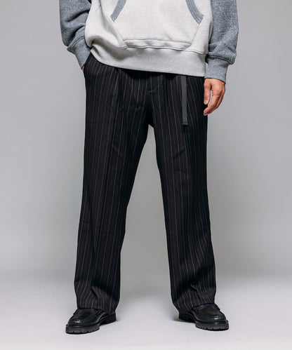 FREAK'S STORE T/R 編織腰帶休閒長褲