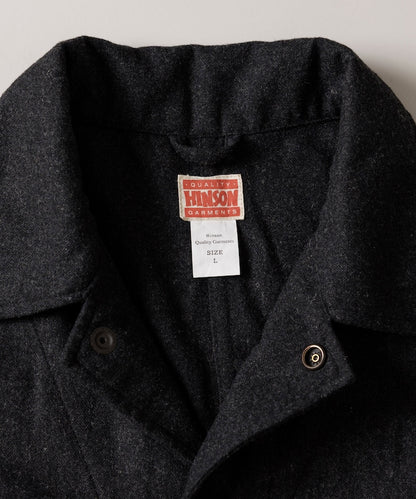 HINSON 寬鬆羊毛狩獵夾克外套