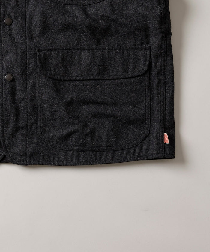 HINSON 寬鬆羊毛狩獵夾克外套