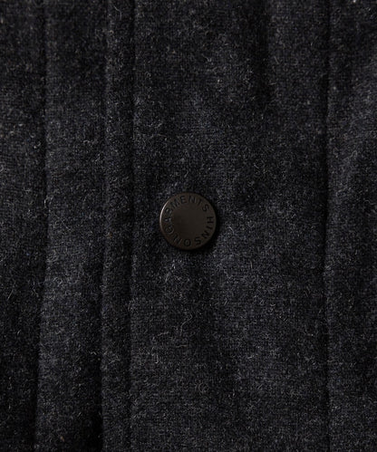 HINSON 寬鬆羊毛狩獵夾克外套