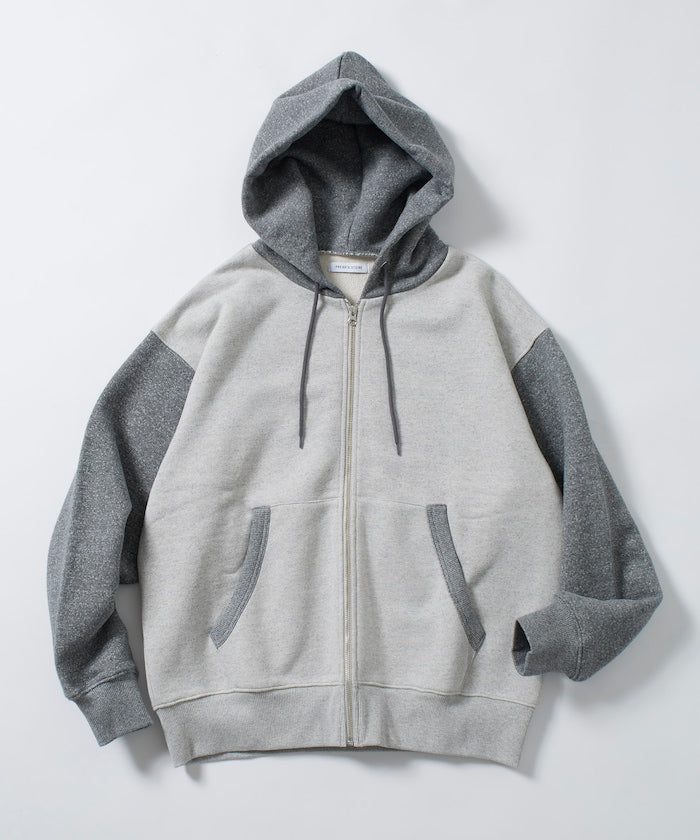 FREAK'S STORE COMFORT HEATHER 復古拉鍊連帽外套