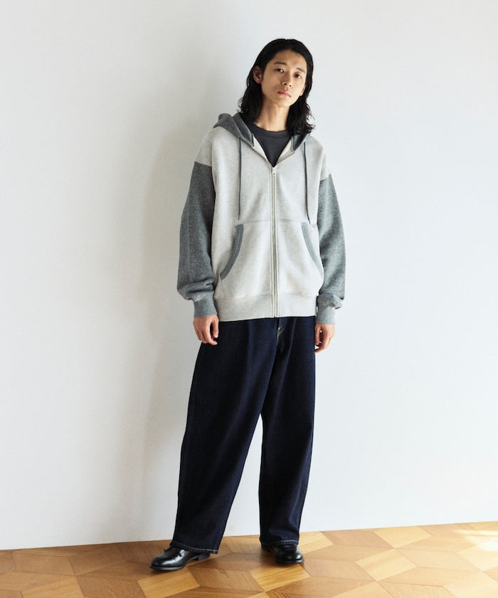 FREAK'S STORE COMFORT HEATHER 復古拉鍊連帽外套