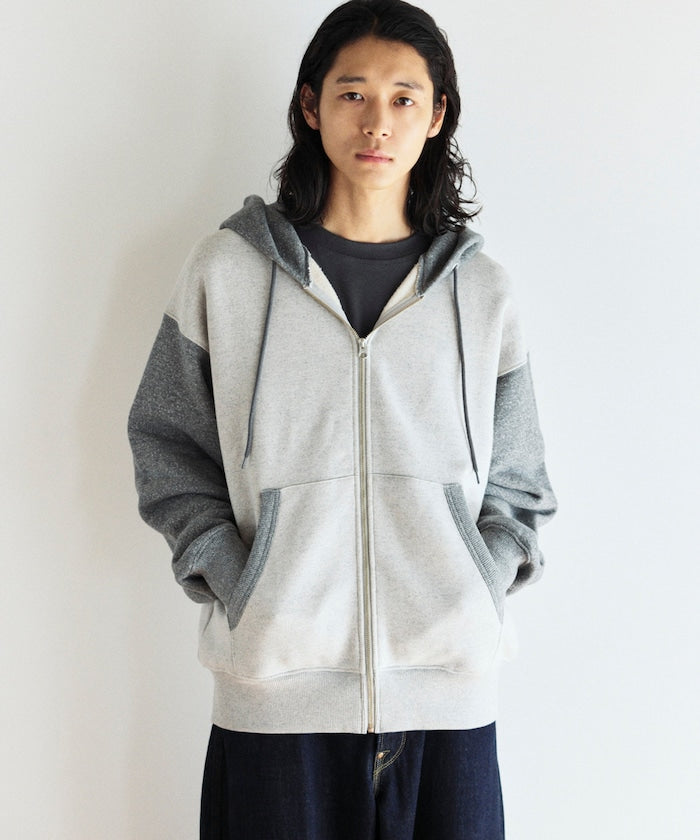 FREAK'S STORE COMFORT HEATHER 復古拉鍊連帽外套