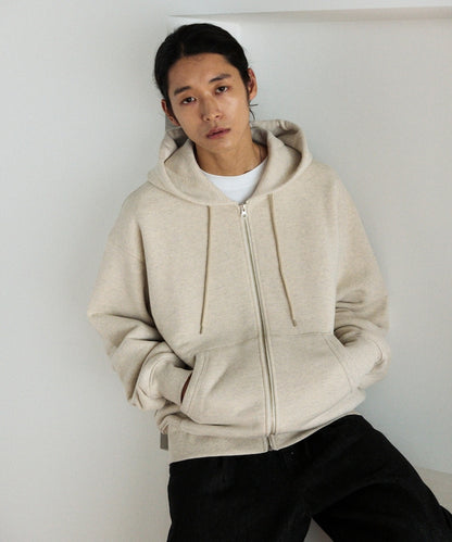 FREAK'S STORE COMFORT HEATHER 復古拉鍊連帽外套