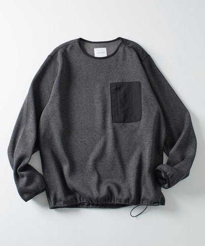 FREAK'S STORE Relaxed Fit Knit Fleece Spindle Pullover 寬鬆圓領羊毛針織衫
