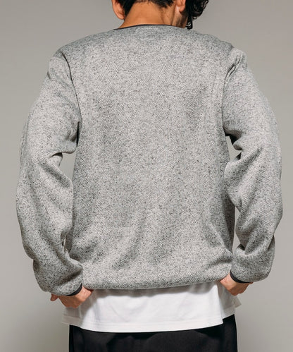FREAK'S STORE Relaxed Fit Knit Fleece Spindle Pullover 寬鬆圓領羊毛針織衫