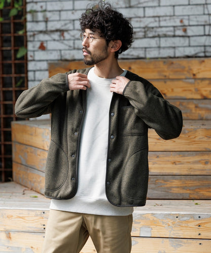FREAK'S STORE Relaxed Fit Knit Fleece Cardigan 針織羊毛開襟衫
