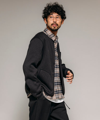FREAK'S STORE Relaxed Fit Knit Fleece Cardigan 針織羊毛開襟衫