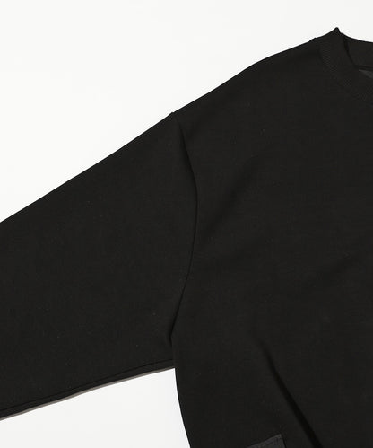 Firsthand 側邊口袋圓領抽繩大學T