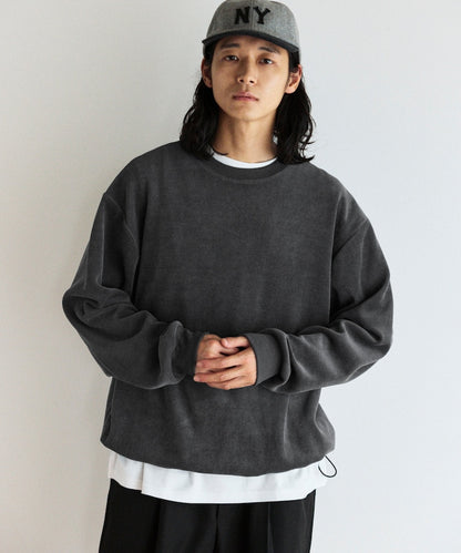 Firsthand Relaxed Fit Spindle Cutout Tops 寬版圓領大學T