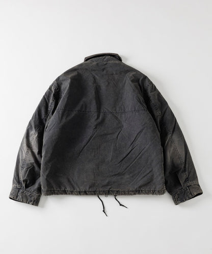 FREAK'S STORE Collar corduroy switching cotton nylon Blouson 燈芯絨領拉鍊夾克