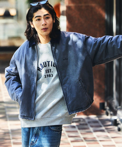 NAUTICA 復古刺繡LOGO鋪棉外套