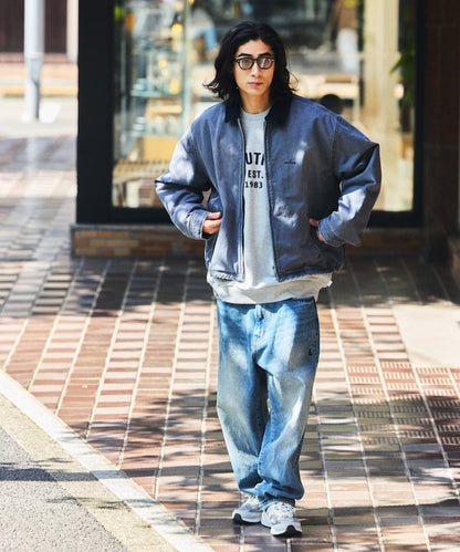 NAUTICA 復古刺繡LOGO鋪棉外套