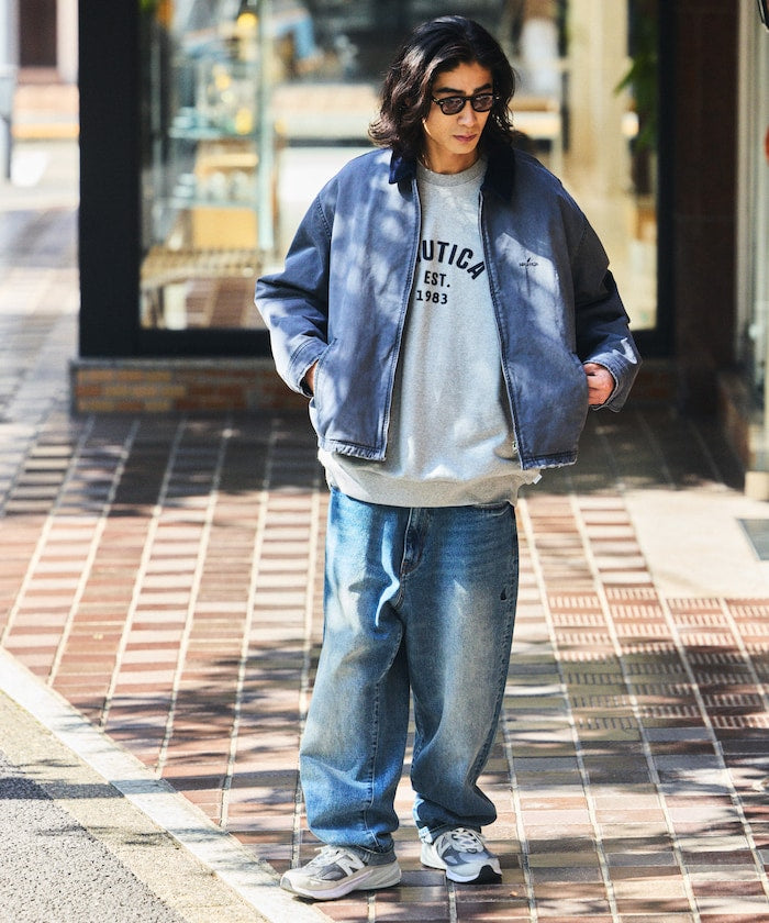 NAUTICA 復古刺繡LOGO鋪棉外套